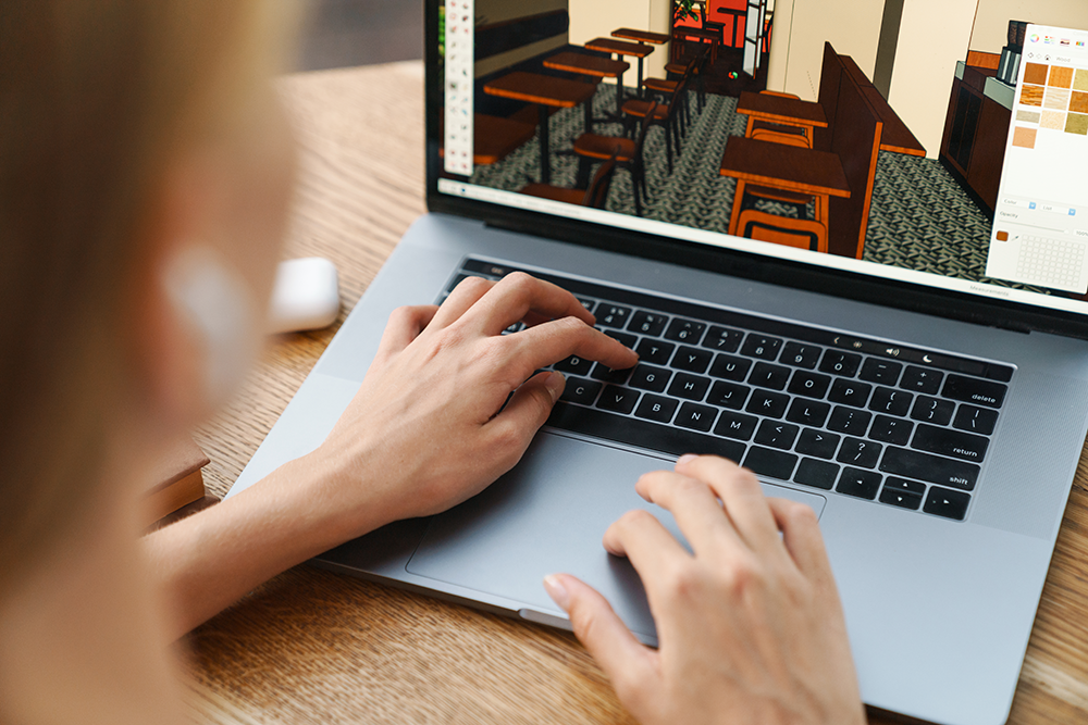 Interior Designers using Computer Program